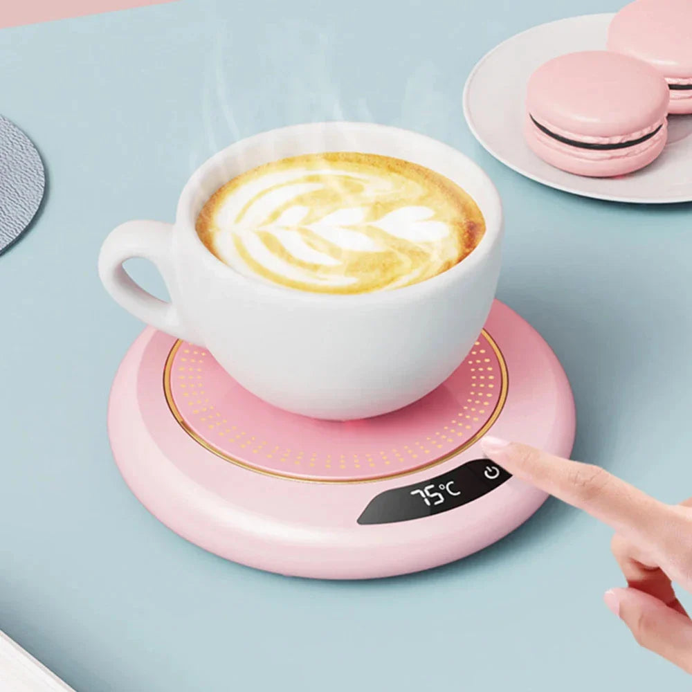 USB Smart Kaffemuggvärmare med Digital Display