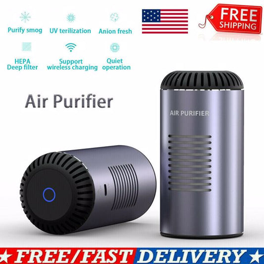 Room Car Air Purifier Home Smoke Cleaner Indoor Dust Odor Remover